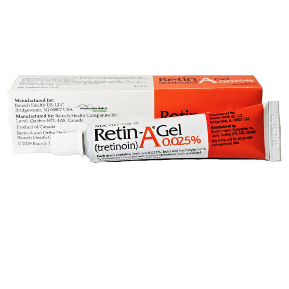 Tretinoin Cream 0.025% Retin-A. Product image.