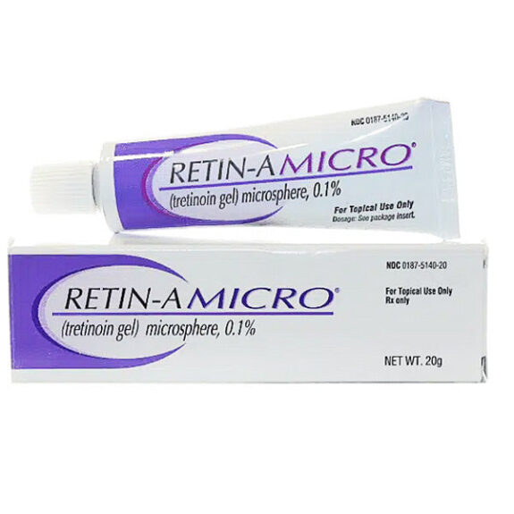 Retin-A Micro 0.1% Tretinoin Gel Microsphere.