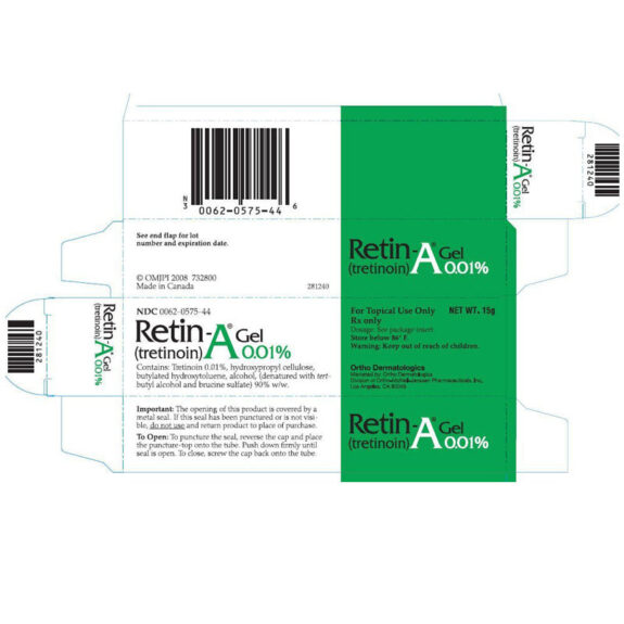 Retin-A Gel 0.01% tube