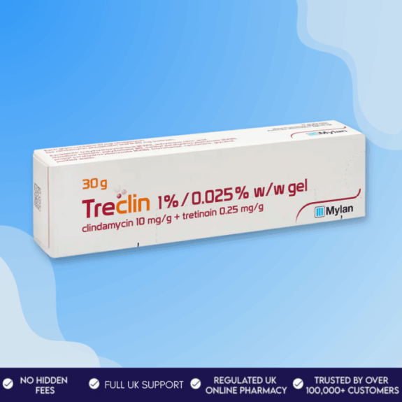 Treclin Gel Wrinkles: Anti-wrinkle gel tube.