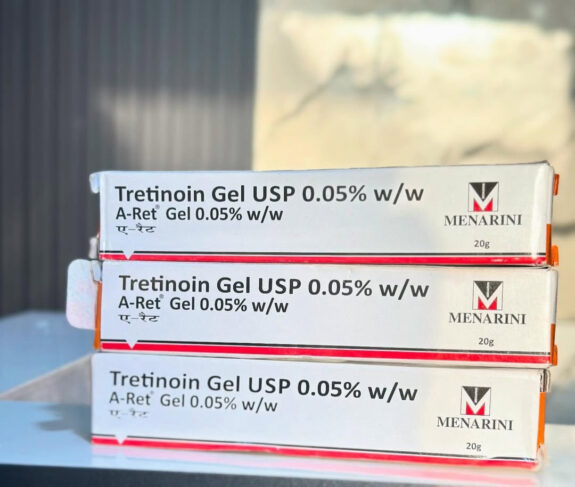 Tretinoin USP Gel tube.