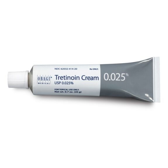 Tretinoin Cream 0.025% USP. Product image.