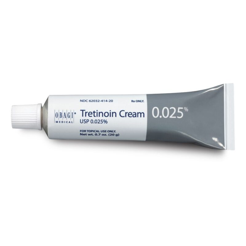 Tretinoin Cream 0.025% USP. Product image.