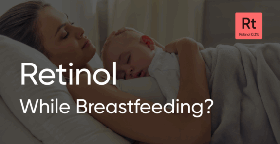Tretinoin cream tube for breastfeeding mothers.