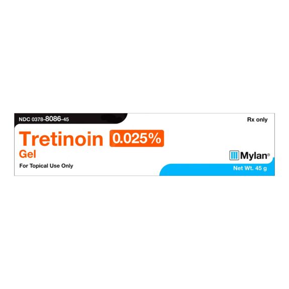 Tretinoin 0.025% cream tube