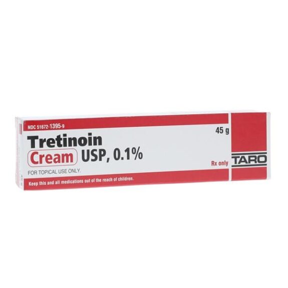 Tretinoin 0.1% Cream, 45gm tube