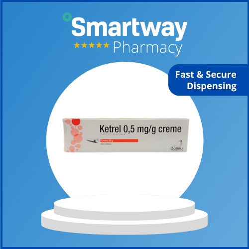 Ketrel Cream jar.