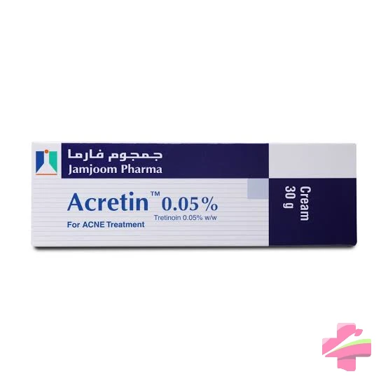Cream Acretin: Retinoid cream for acne treatment.