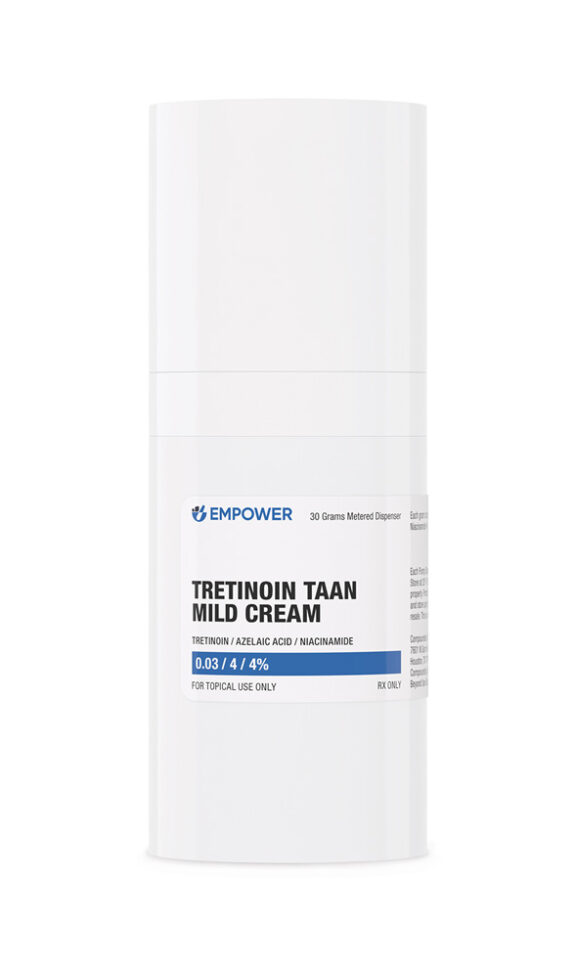 Tretinoin cream, pharmacy packaging.