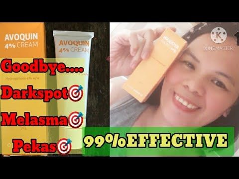 Avoquin Cream for Melasma treatment.