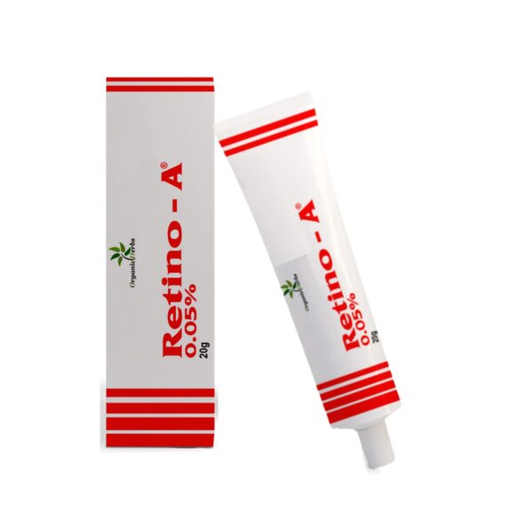 Retino-A cream, anti-aging treatment.
