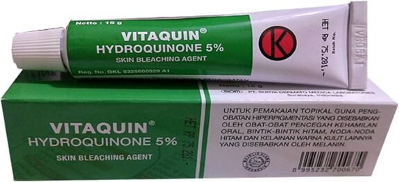 Vitaquin Hydroquinone skin lightening cream.