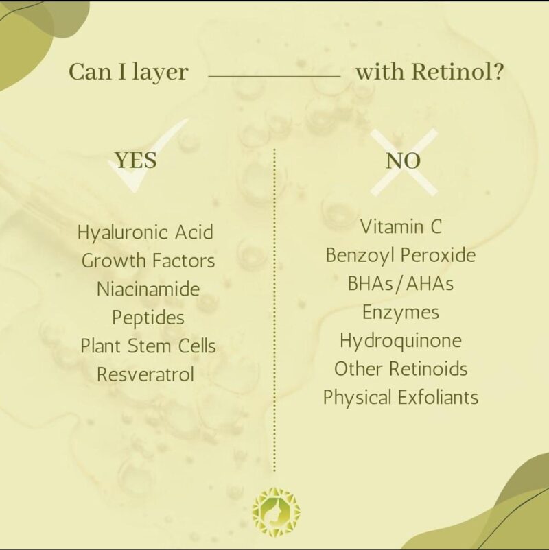 Retin-A, hydroquinone, vitamin C serum.