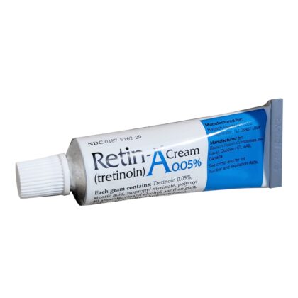 Tretinoin Cream Retino A, topical acne treatment.