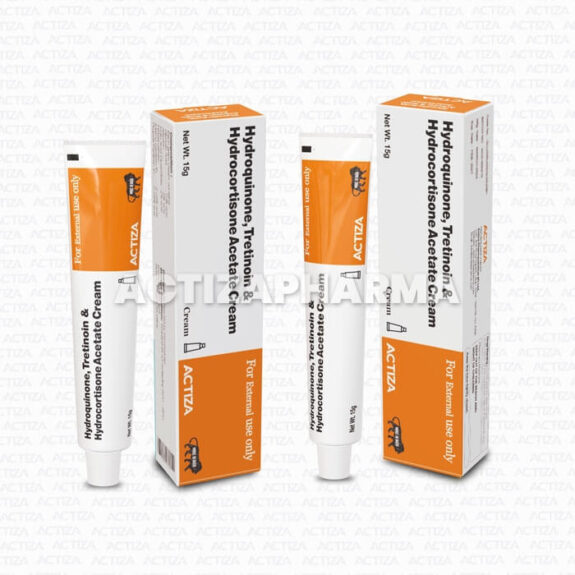 Hydroquinone Tretinoin Hydrocortisone Cream tube