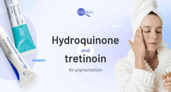 Tretinoin Cream 0.05% for hyperpigmentation treatment.