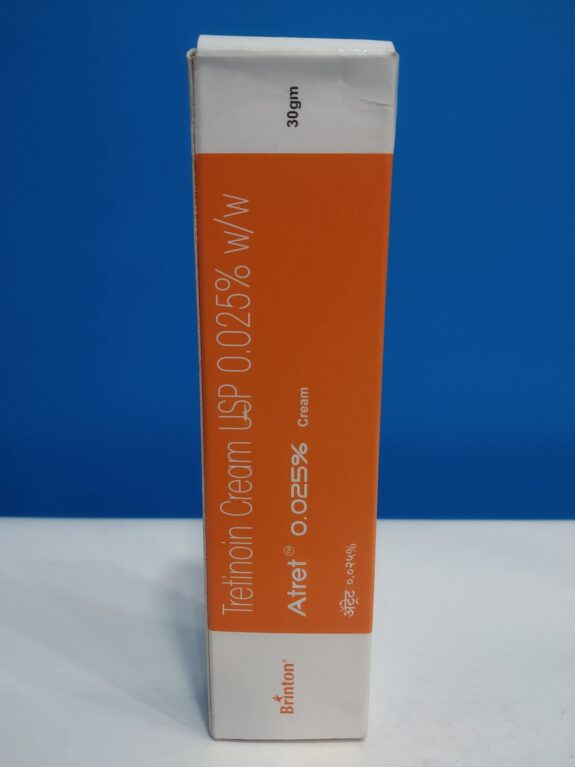 Atret 0.025 medication packaging
