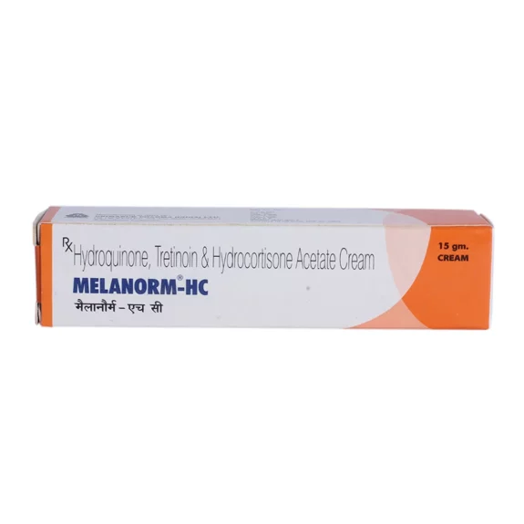 Melanorm HC Cream tube.