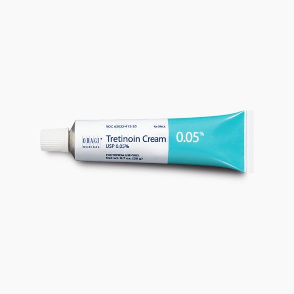 Tretinoin cream for stretch mark treatment.