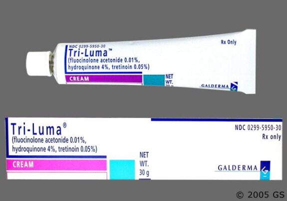 Tri Luma Generic brightening skincare product.