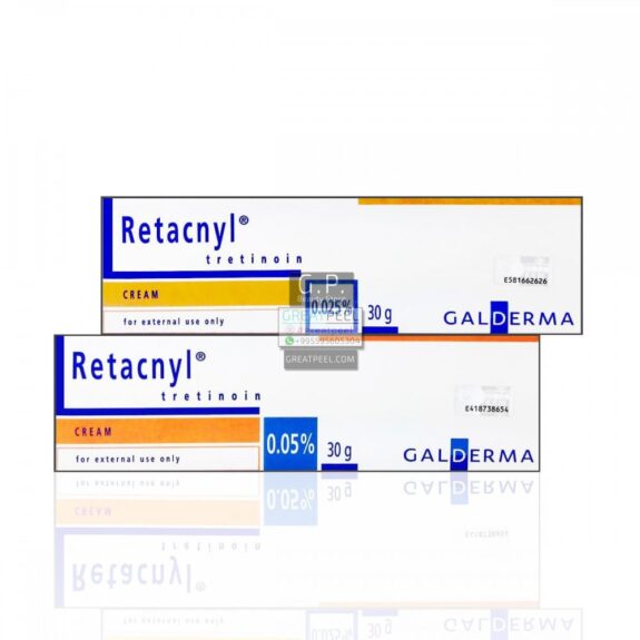 Retacnyl 0.1 acne treatment medication.