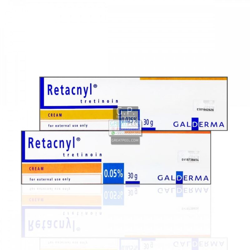 Retacnyl 0.1 acne treatment medication.