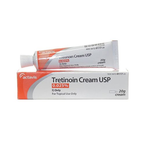 Whiteheads Tretinoin cream tube
