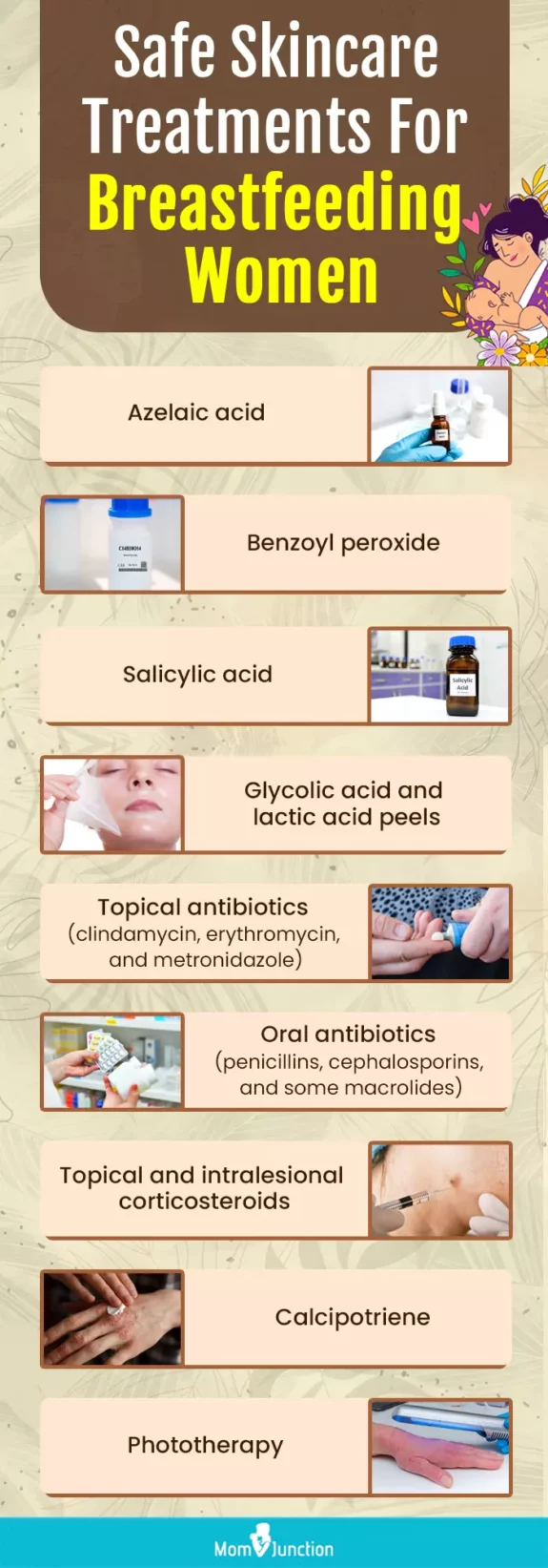 Tretinoin cream, breastfeeding safe.