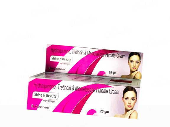 Tretinoin Shine: Skincare product.