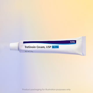 Tretinoin Cream 0.1% USP, topical acne treatment.