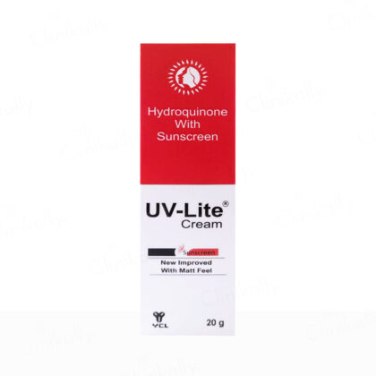 Uv Lite Cream with Hydroquinone and Sunscreen.