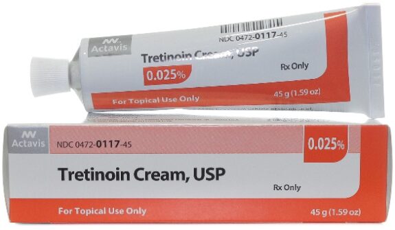 Actavis Tretinoin Cream tube