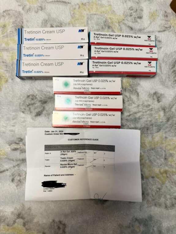 Alldaychemist Tretinoin cream tube