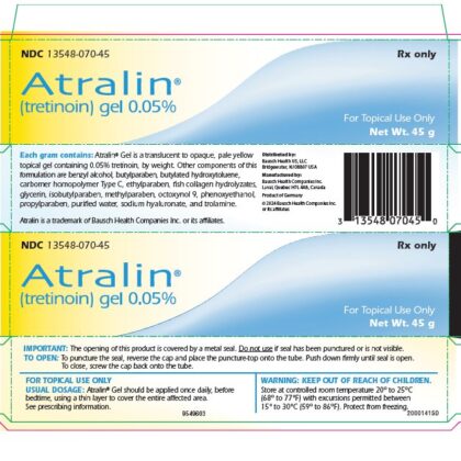 Atralin Tretinoin Gel 0.05% - Product Image