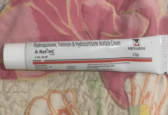 Hydroquinone Tretinoin Hydrocortisone Acetate Cream.