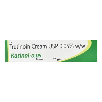 Katinol Cream tube, skincare product.