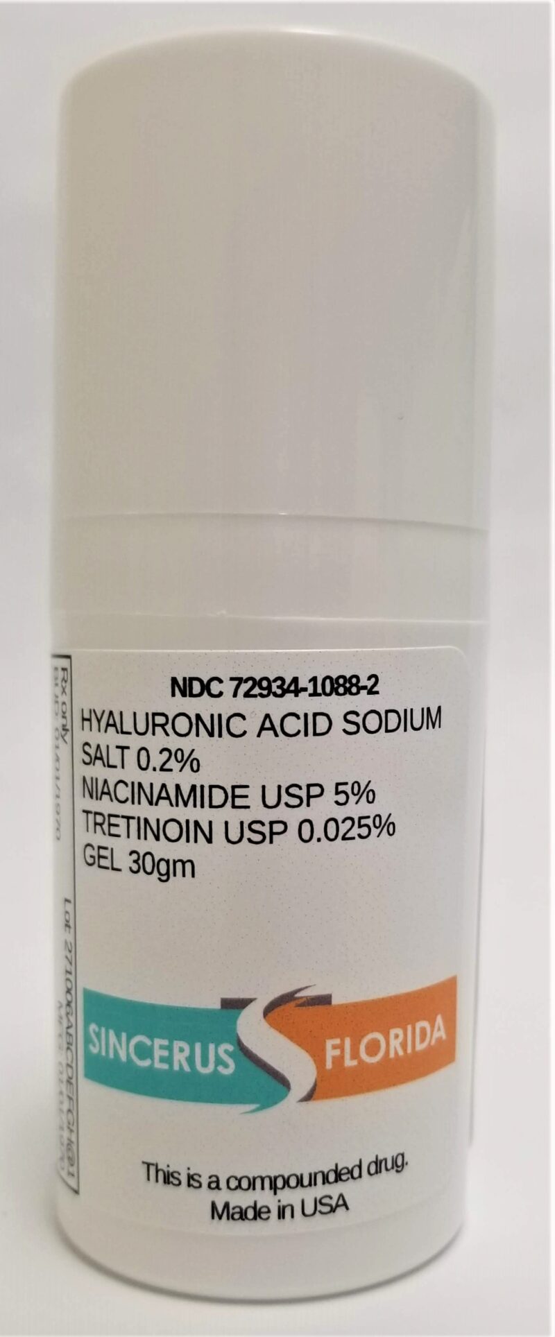 Tretinoin, Niacinamide & Hyaluronic Acid Cream