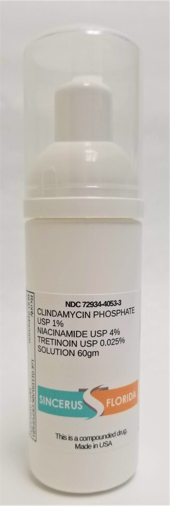 Clindamycin Niacin Tretinoin Cream tube