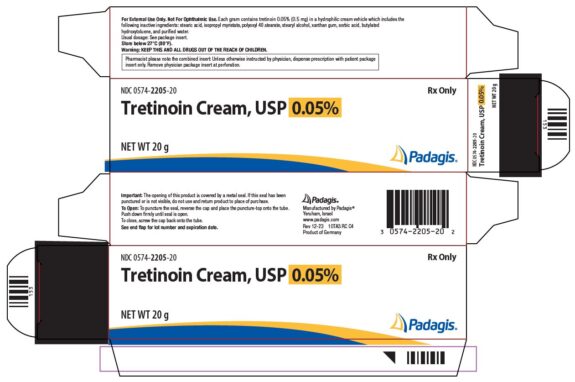 Tretinoin 0.5mg cream tube