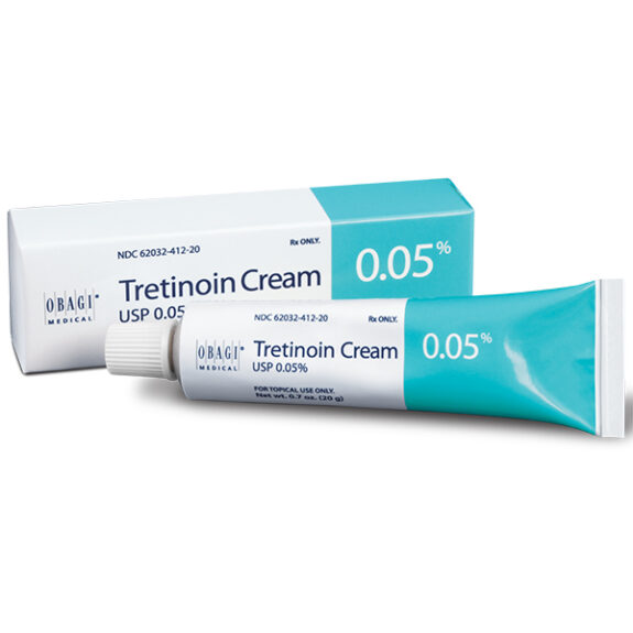 Tretinoin 0.05% Cream. Product image.