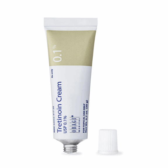 Topical Tretinoin 0.1% cream tube