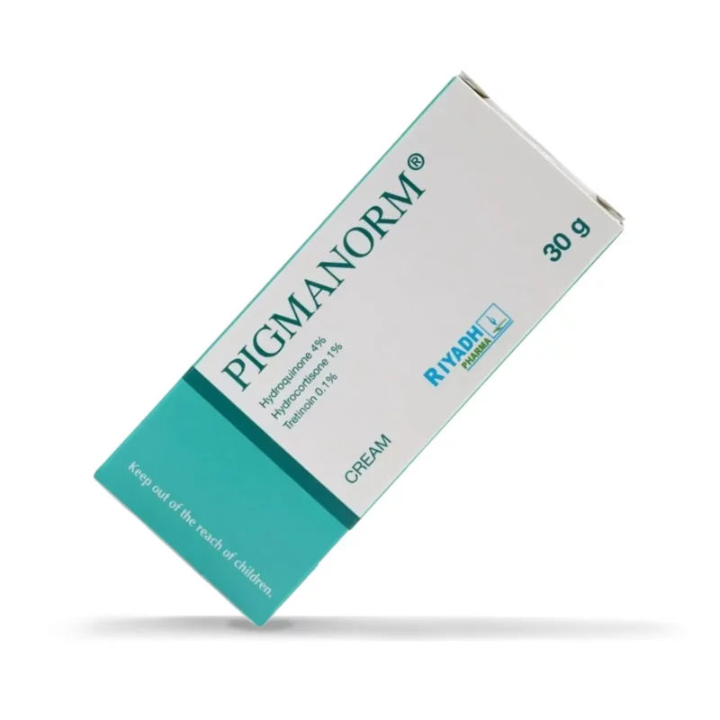 Pigmanorm Cream: Before & After results showing improved skin.