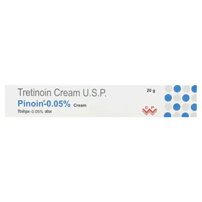 Pinoin 0.05% Cream tube.