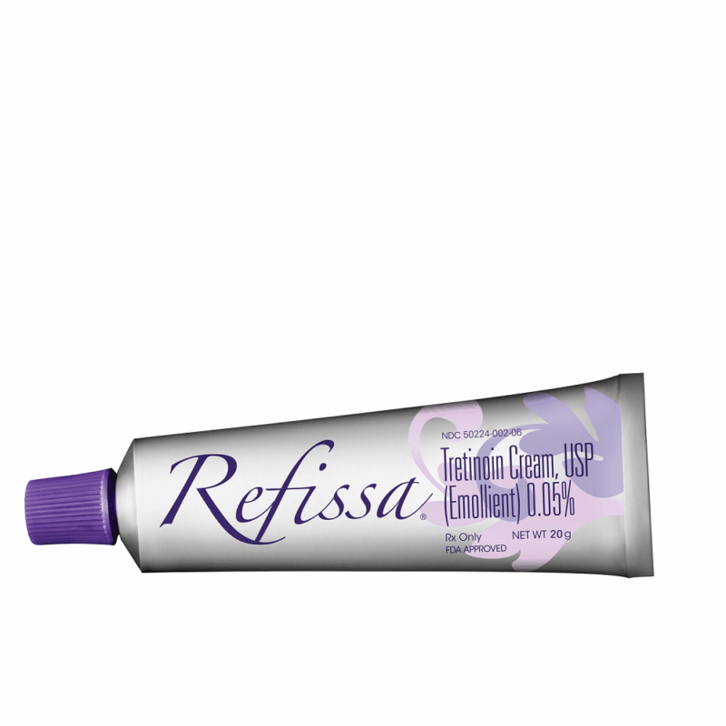 Refissa Retinol cream jar.