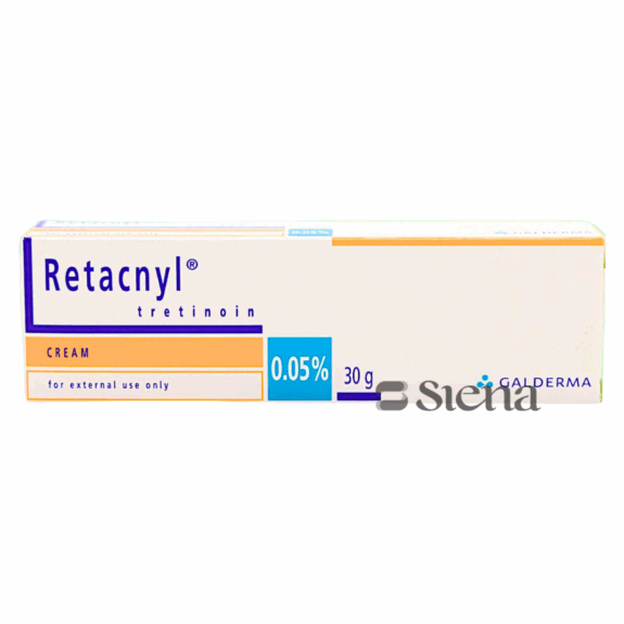 Retacnyl Uses: Product image showing packaging and information.