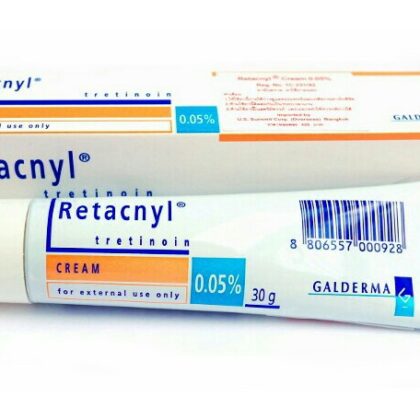 Retacnyl Retinol cream jar.