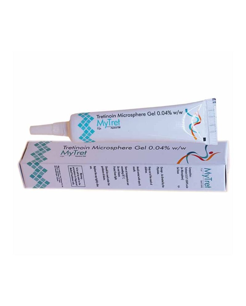 My Tret Gel 0.1% topical treatment.