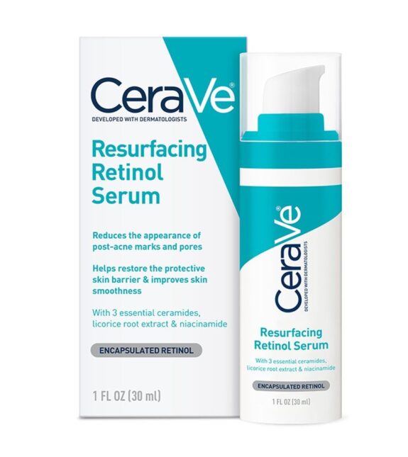 Tretinoin cream for minimizing large pores.