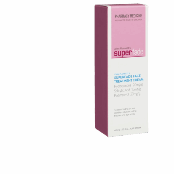Superfade Face Cream: Side Effects information.