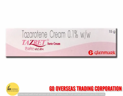 Tazret Forte Cream, product image showing packaging.